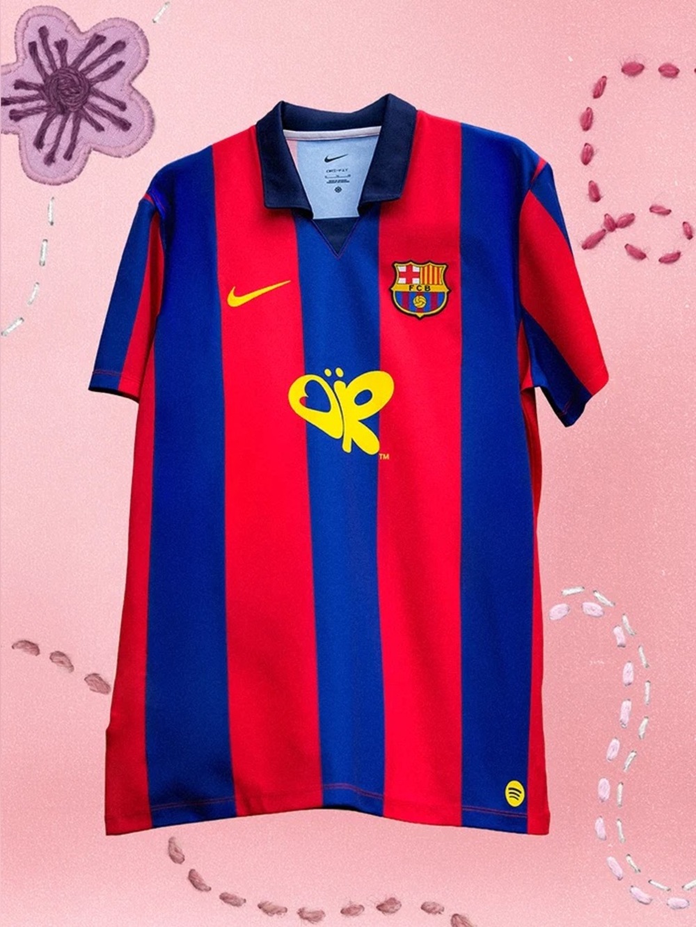 Jersey Retro Nike 2003/04 FC Barcelona x Olivia Rodrigo x Spotify